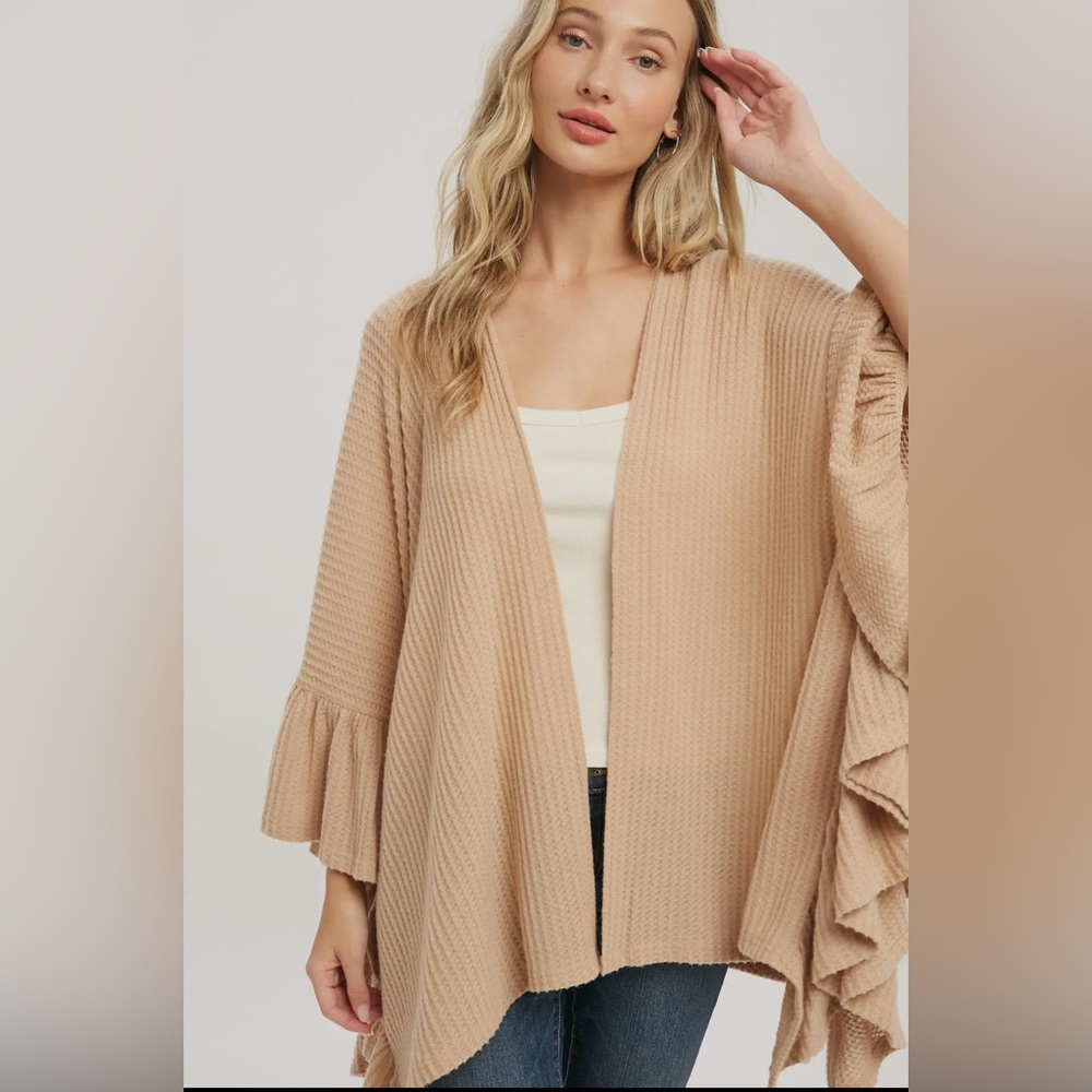 FINAL PIECES!!!! ($16) Ruffle Hem Cardigan - Picture 6 of 8